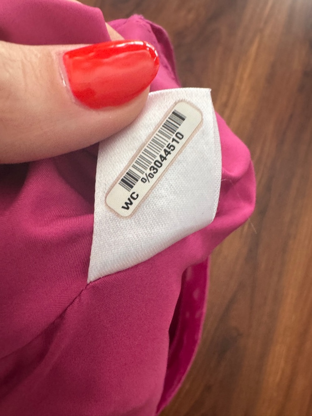 Marie Oliver Bright Fuchsia Textured Puff-Sleeve Blouse - Picture 5 of 7
